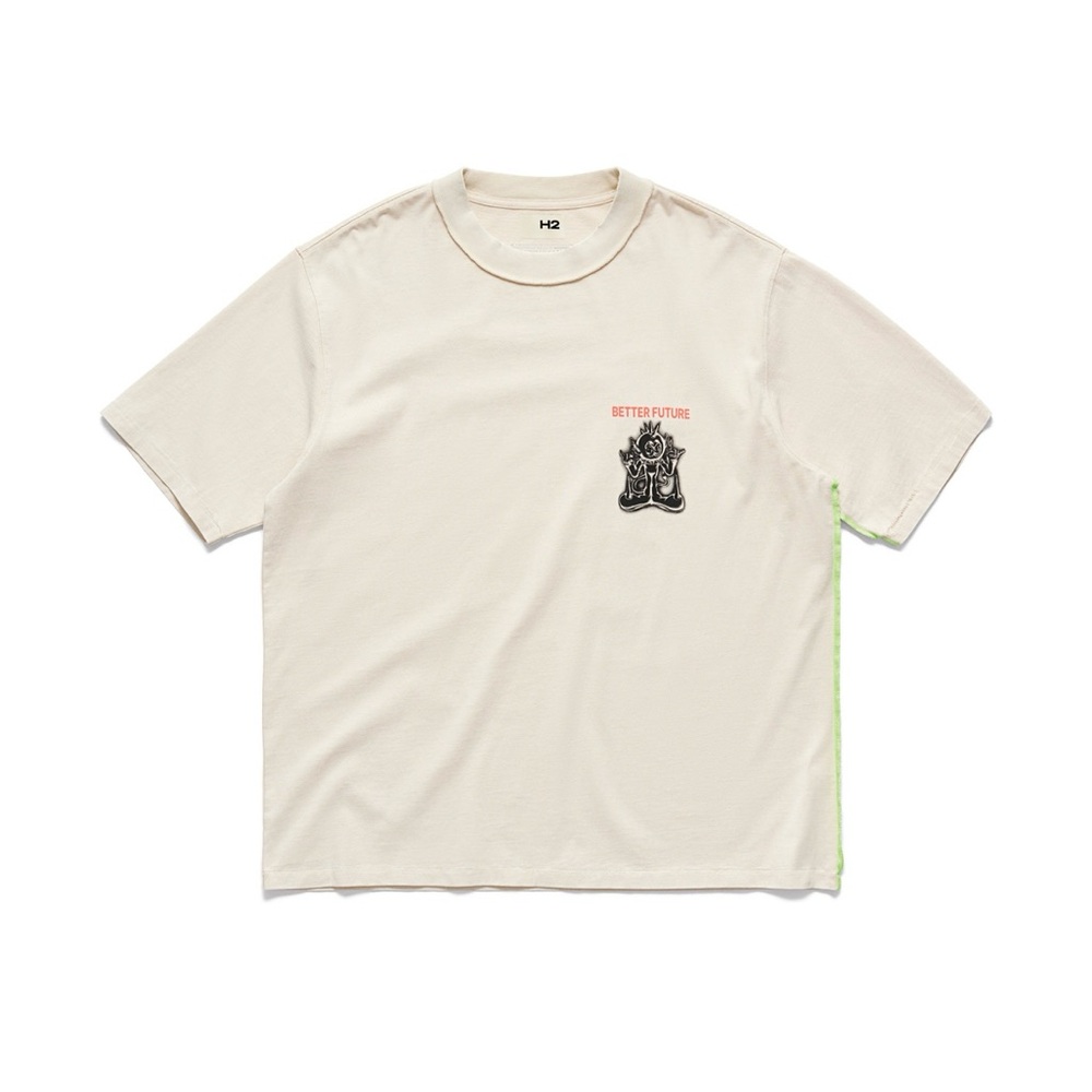 Heron Preston Better Future Cream Shirt